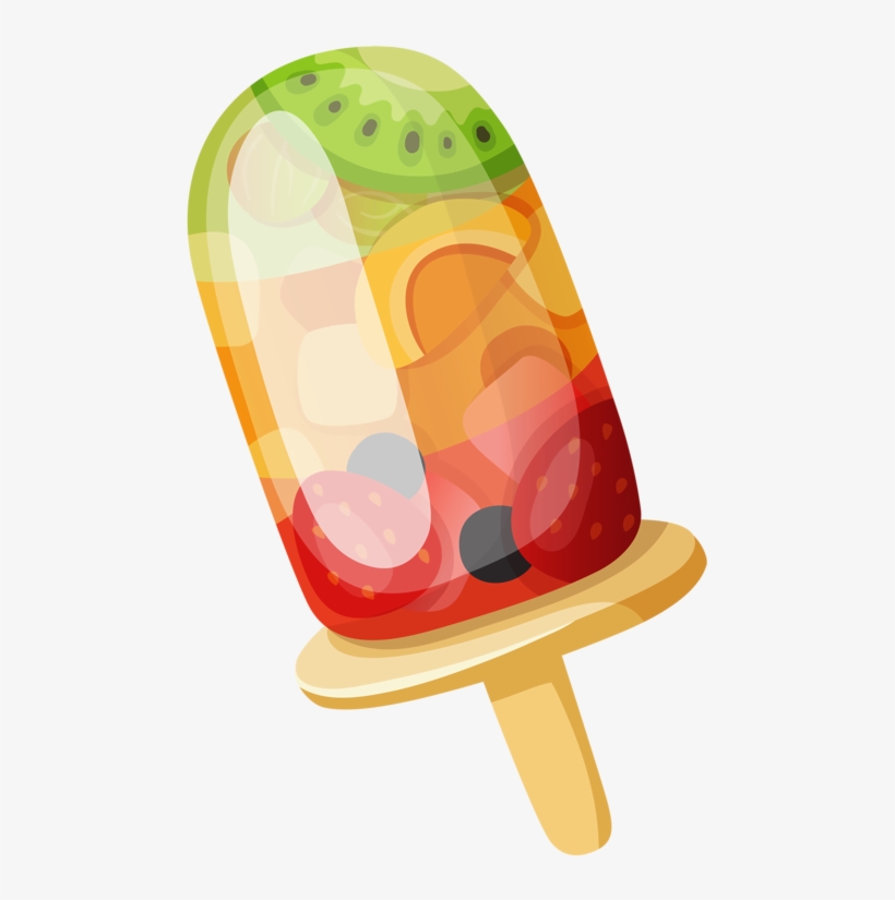 Fruit Popsicle Food Clipart, Clip Art, Jpg, Sweets, - Summer Fruit Clip Art, transparent png #912762