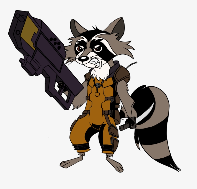 Drawn Raccoon Mlp - Rocket Raccoon Mlp, transparent png #913480