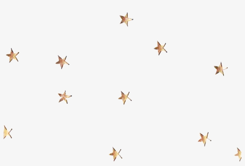 Stars Overlay Fallingstars Freetoedit - Gold Star Sticker Png, transparent png #913614