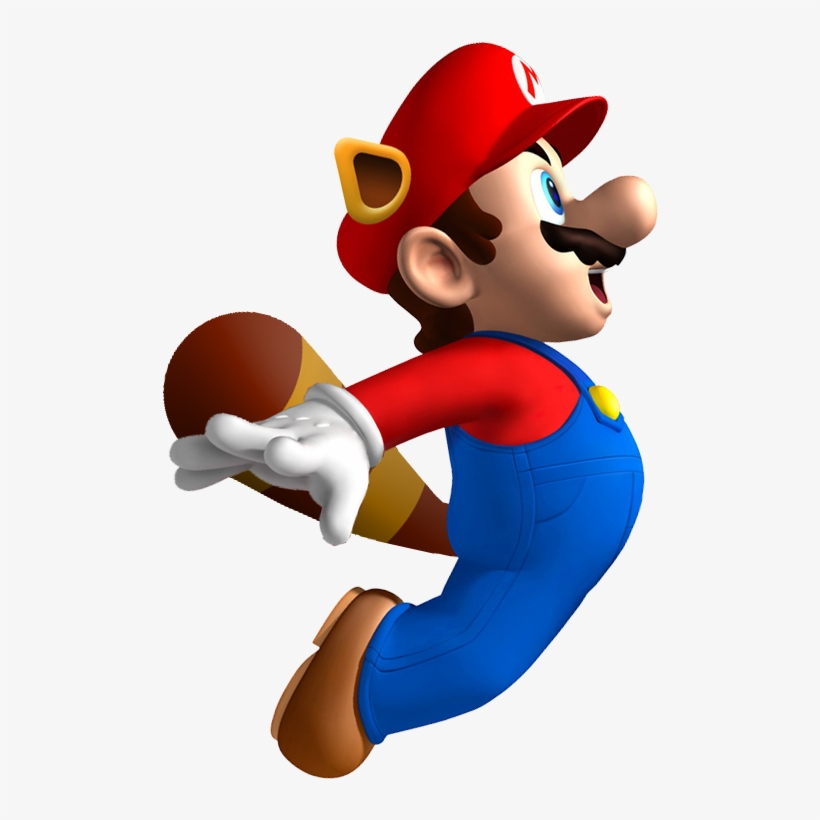 Raccoonmario - New Super Mario Bros Raccoon Mario, transparent png #913697