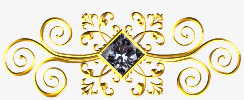 Gold Square Gem - Gemstone, transparent png #914233