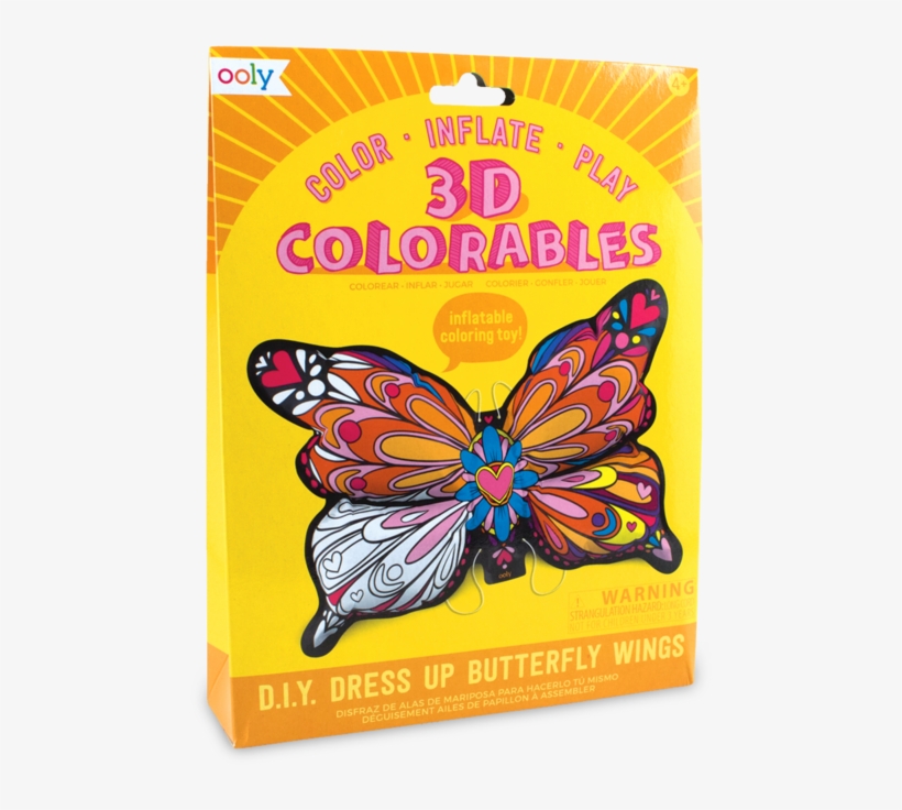 3d Colorables Butterfly Wings - Clothing, transparent png #914252