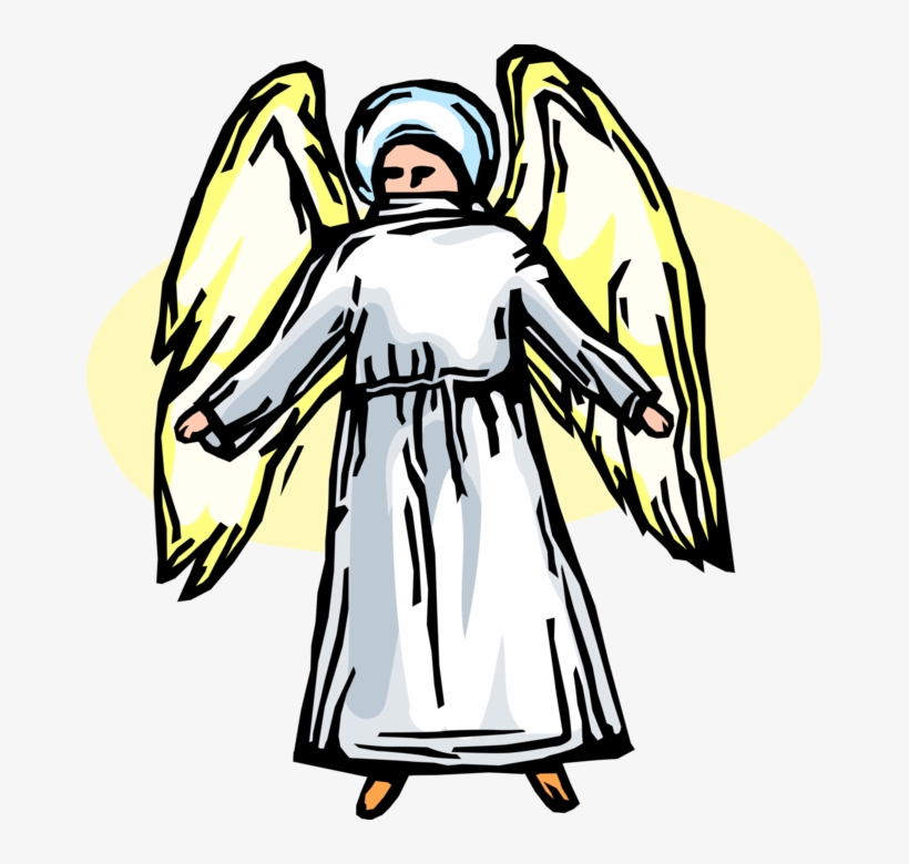 Angel With Wings And Halo - Angel, transparent png #914253