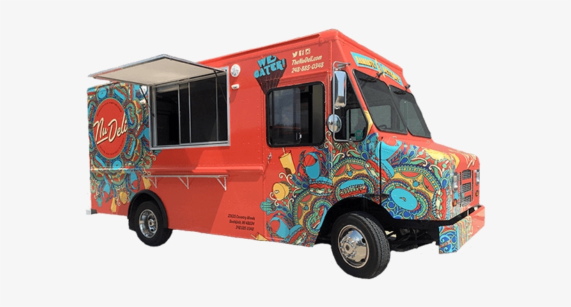 Detroit Custom Coach New Deli Step Van Custom Food - Nu Deli Food Truck, transparent png #914278