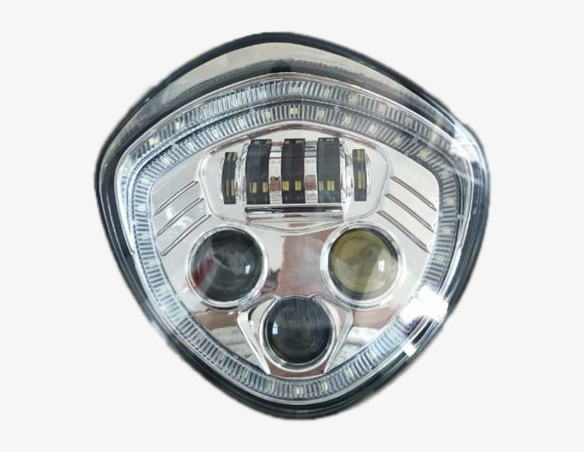 Victory Motorcycles Led Headlight W/ Halo, Angel Eyes - Headlamp, transparent png #914466