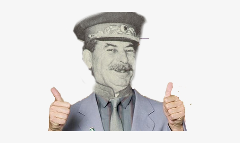 Stalin Thumbsup Happy Yesfreetoedit - Stalin Thumbs Up, transparent png #914690