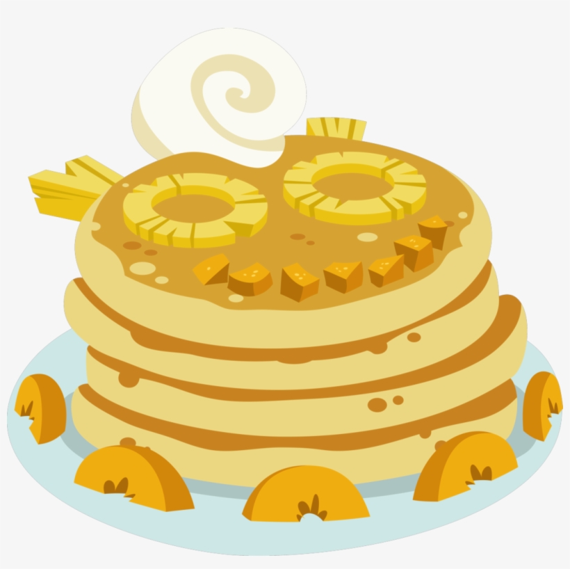 Vector Backgrounds Food - My Little Pony Pancakes, transparent png #914714