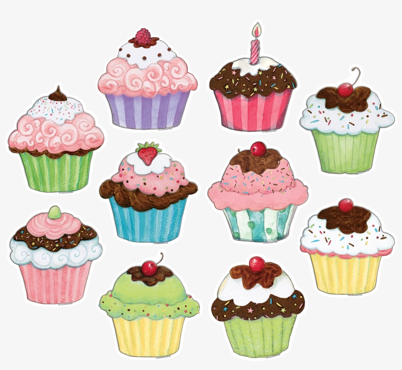 Cupcake Clipart Food Truck - Cupcakes For Bulletin Boards, transparent png #914958