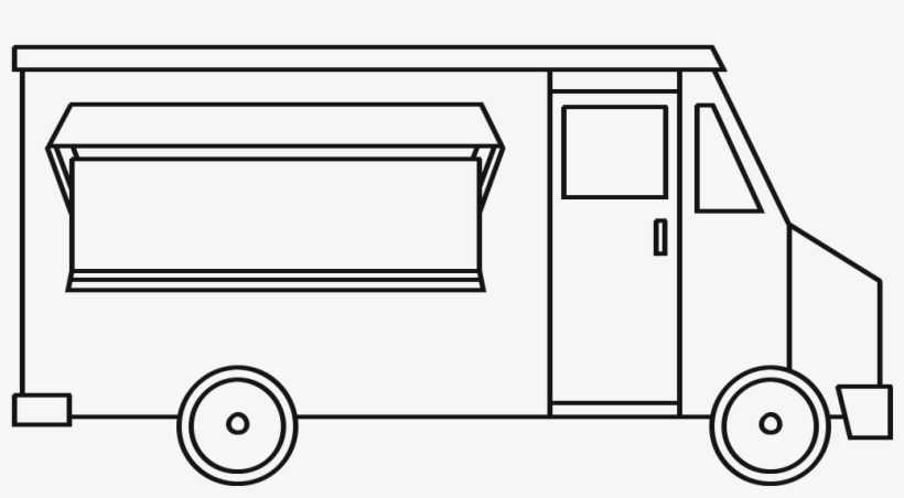 Food Truck Icon Drawing Of A Food Truck Free Transparent