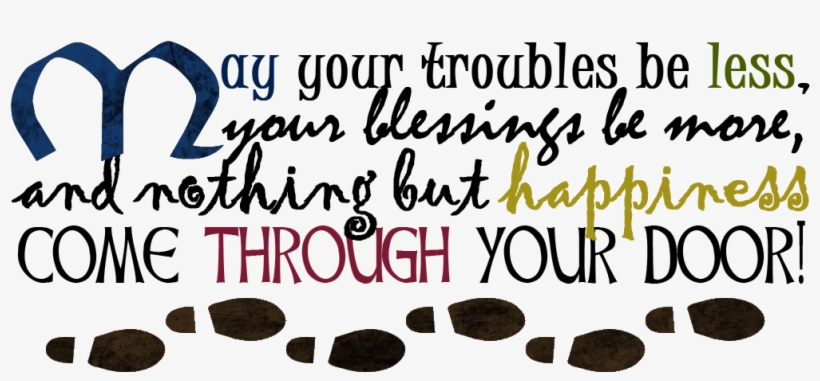 Hogmanay Blessing - Calligraphy, transparent png #915010