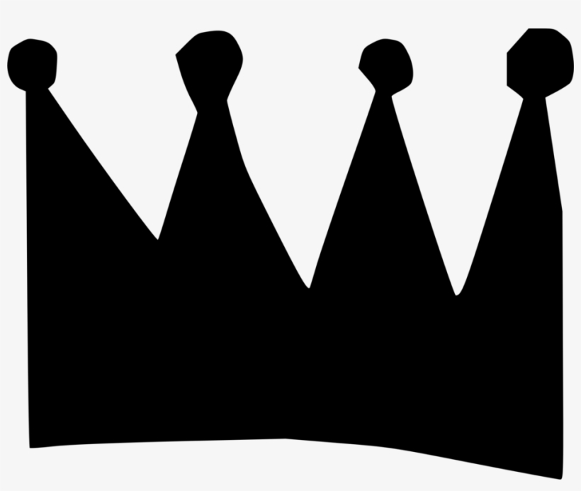 Crown Cartoon Silhouette Tiara White - Crown Silhouette Transparent, transparent png #915407