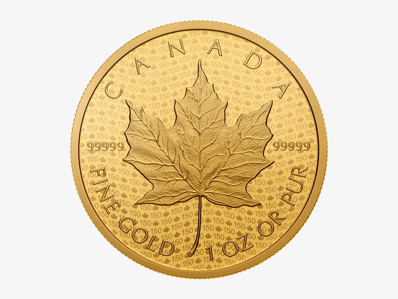 Picture Of Canadian Maple Leaf Neue Limitierte 2017 - Mexican 1 Ounce Gold Coin, transparent png #915656