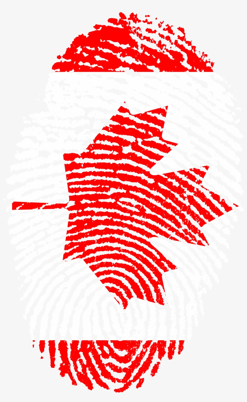 Canada Flag Fingerprint Country 653057 - Canadian Identity Finger Print, transparent png #915859