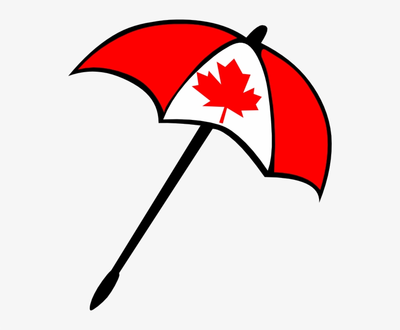 How To Set Use Canada Flag Umbrella Svg Vector, transparent png #915977
