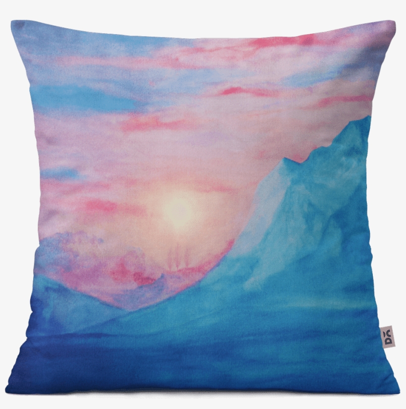 Dailyobjects Pastel Vibes Watercolor 2 12" Cushion - Cushion, transparent png #916021