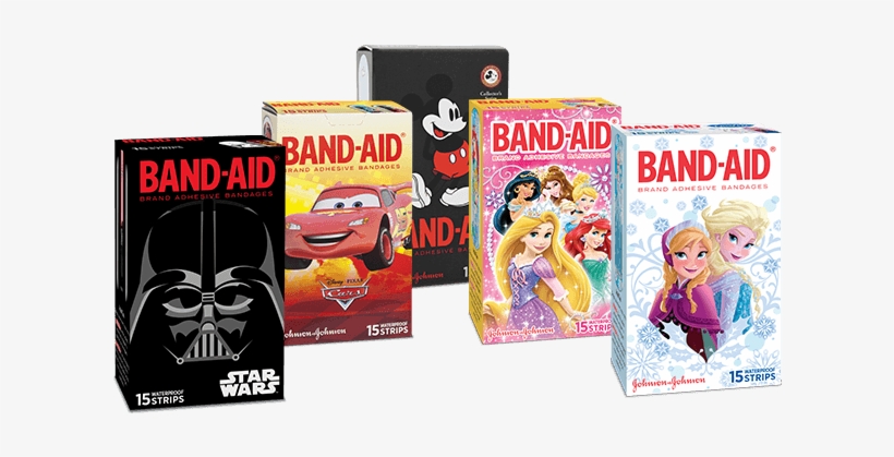 Product Group Shot - Band Aid Character Strips Frozen 15s, transparent png #916050