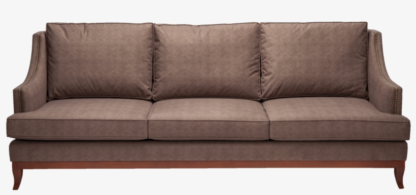 Sander Nail Head Sofa - Couch, transparent png #916076