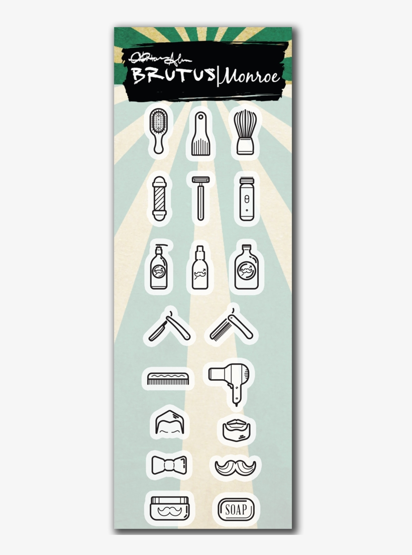 Man Plan - Planner Set - Brutus Monroe Clear Stamps 5.75"x5.75" - Heart Lace, transparent png #916109