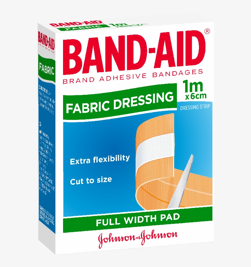 Ba Fabricdress 6x1m - Band Aid Fabric Dress Strips 6cm X 1m One Size, transparent png #916133