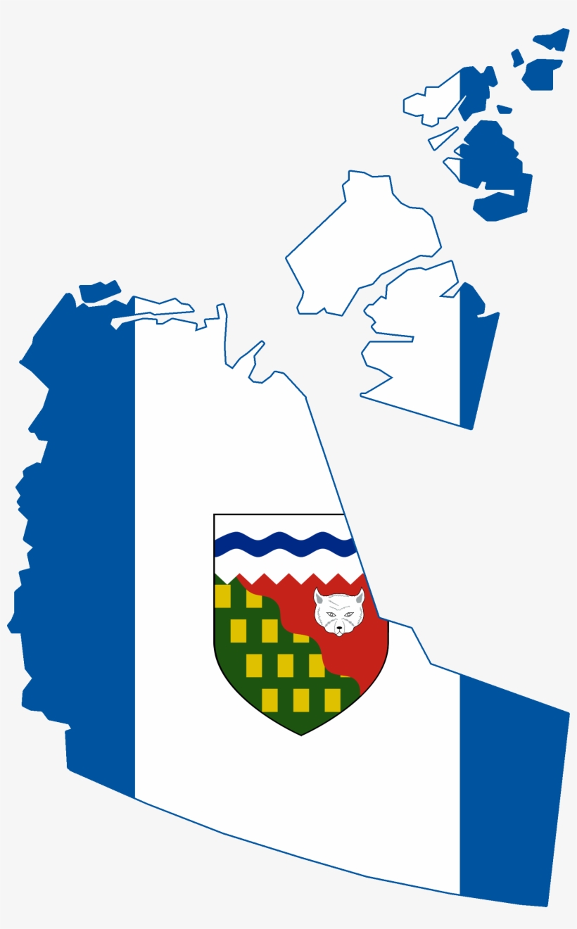 File Flag Map Of The Northwest Territories Png Wikimedia - Northwest Territories Flag Map, transparent png #916152