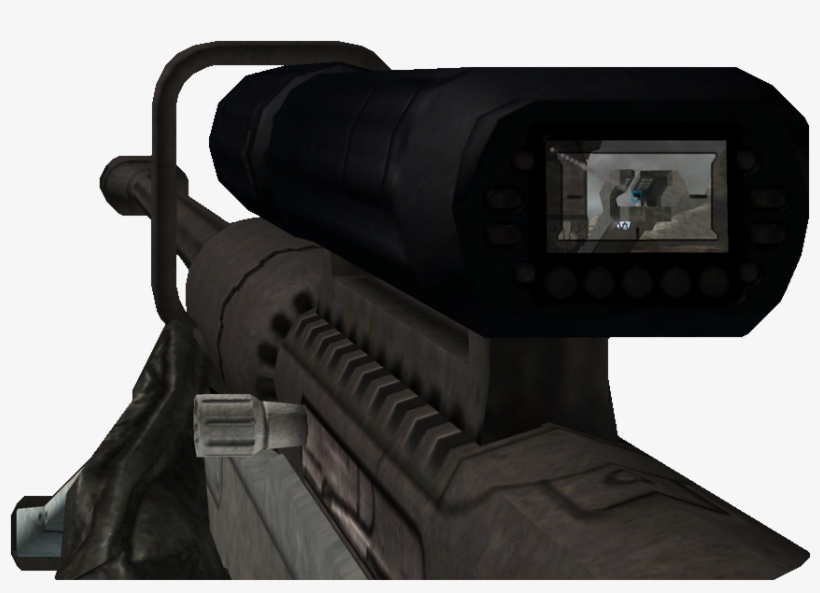 The M7s Smg Has A Red-dot Visor, The Zoom Doesn't - Halo 2, transparent png #916482