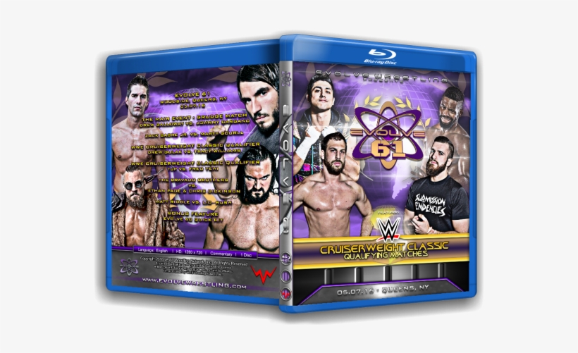 Evolve 61 Blu-ray - Professional Wrestling, transparent png #916775