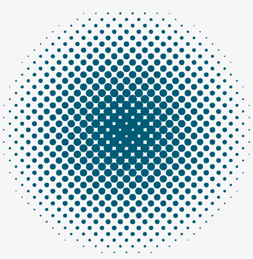 Free Download Radial Dot Gradient Cmf Inspiration Trendwatch - Pop Art Dots Transparent, transparent png #916922
