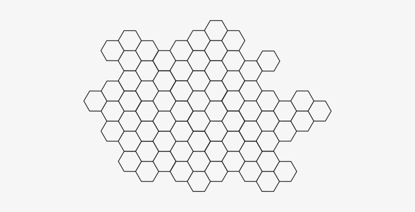 Hexagon Pattern Bee Hive Beehive Hexagonal - Free Vector Graphic Hexagon Pattern, transparent png #917165