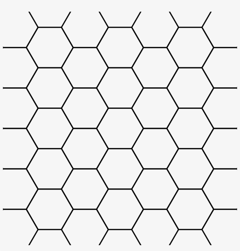 Honeycomb Vector Svg - Page Full Of Hexagons, transparent png #917196