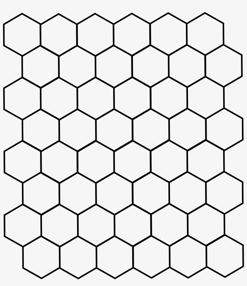 Hex Deco * - White Hexagon Tile Transparent, transparent png #917280