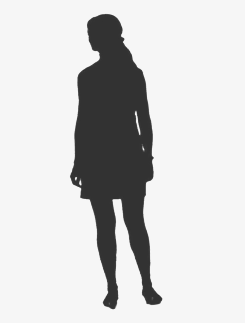 Silhouette Png Photo - Girl Walking Silhouette Gif, transparent png #917337