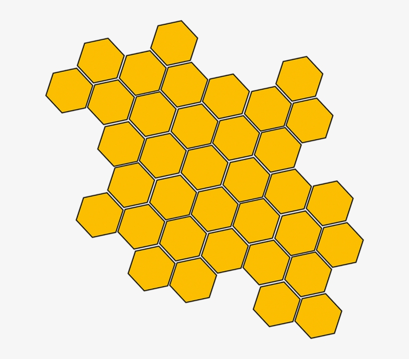 Comb Text Box Gift Hexagonal Png And - Honeycomb, transparent png #917428