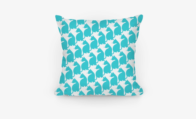 Cats Pattern Pillow - Strange Music Fuck Swag, transparent png #917623