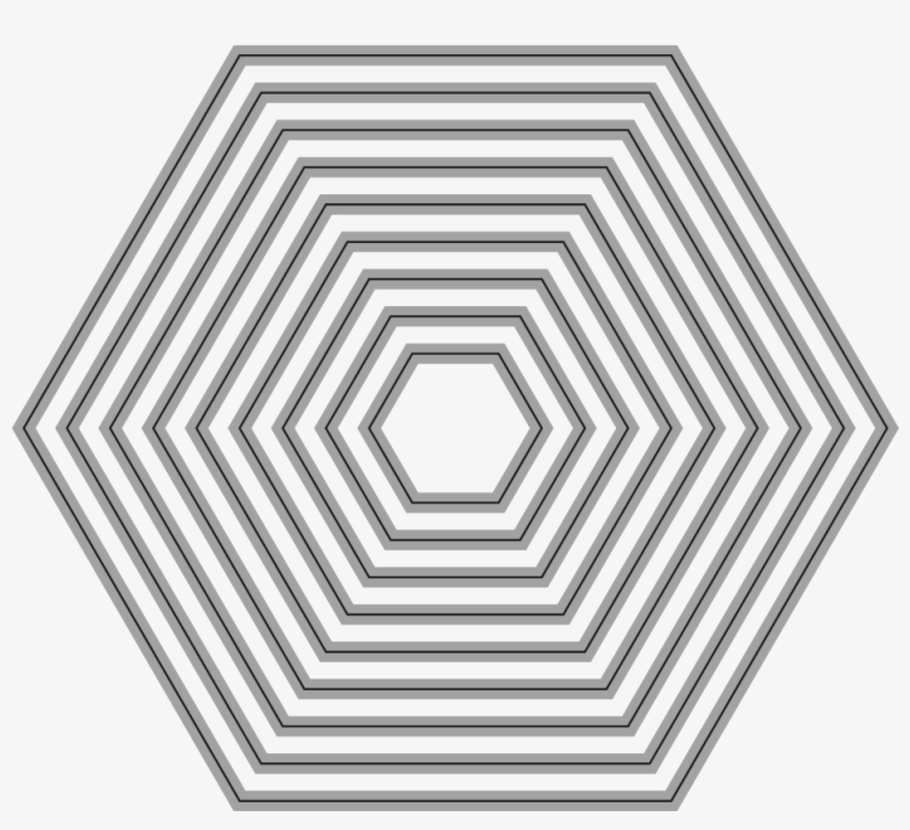 Fitted Hexagons - Exo, transparent png #917628