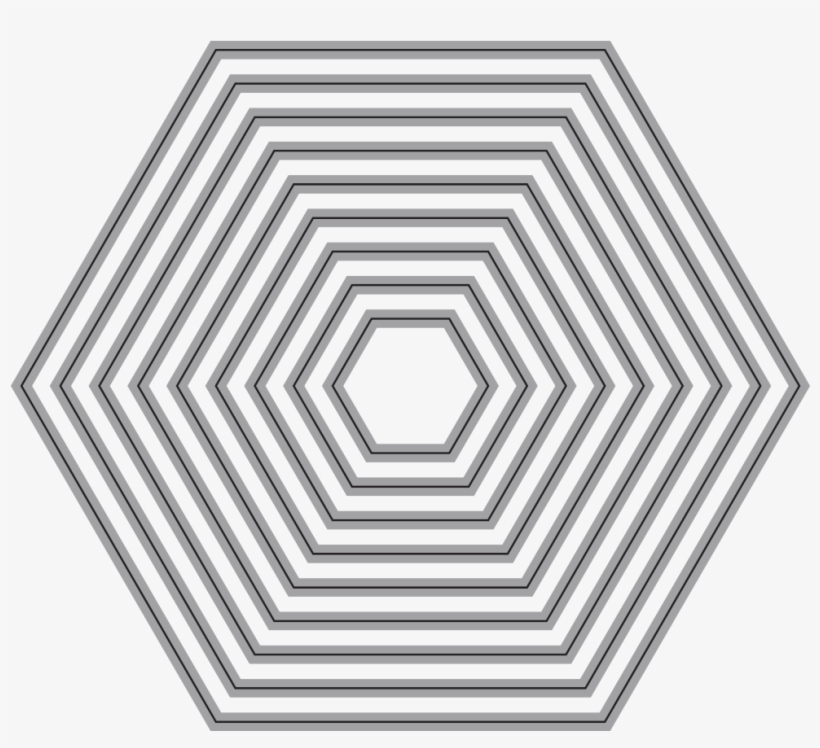 Fitted Hexagons - Exo, transparent png #917628