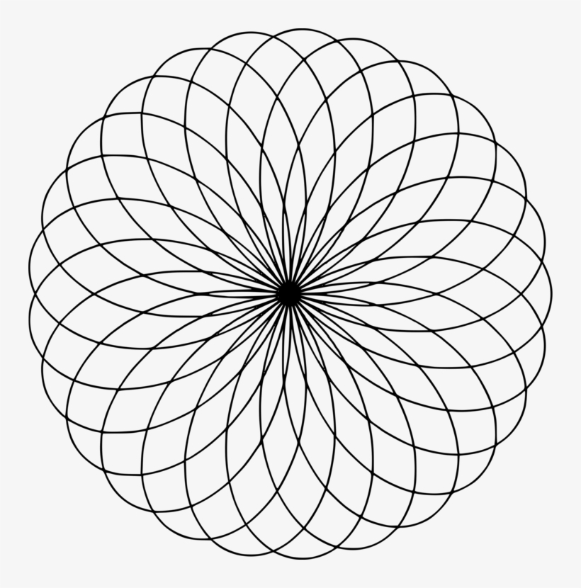 Sacred Geometry Mandala Overlapping Circles Grid Symbol - Sacred Geometry Mandala Art, transparent png #917650