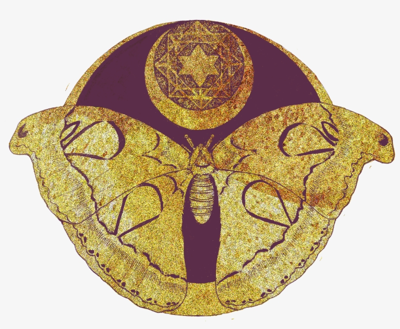 This Spirit Moth Mandala Represents The Moon And The - Coin Purse, transparent png #918252