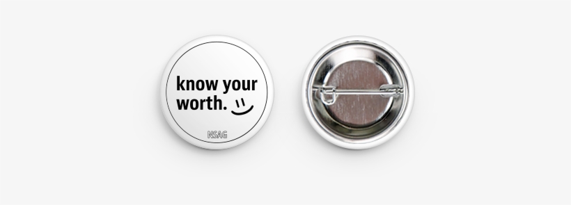 Final Know Your Worth Buttons, transparent png #918274