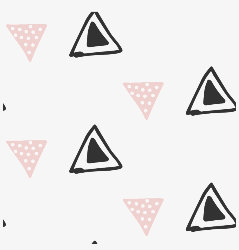Triangle Stitching Transparent Fill Image - Triangle, transparent png #918418
