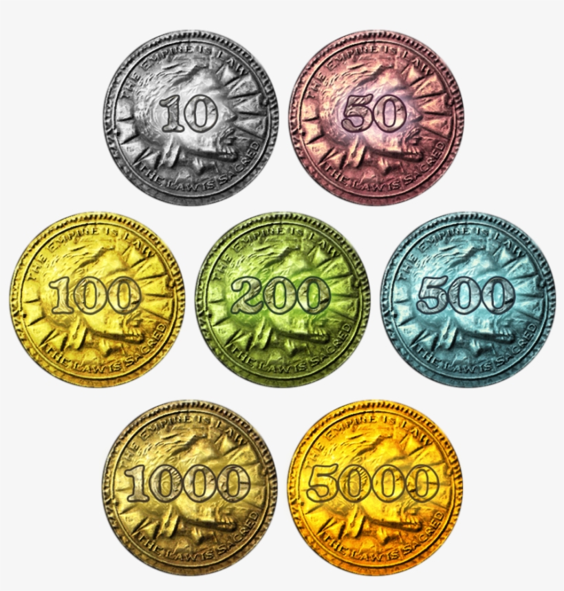 Skyrim Monopoly Coins By Oddeh - Monopoly Coins, transparent png #918474