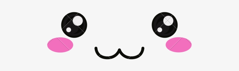 Kawaii Face Png Clip Art Stock - Kawaii Happy Face Png, transparent png #918553