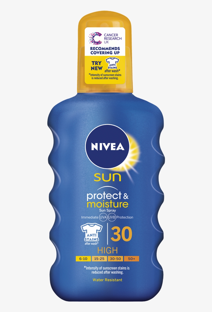 Sun Care - Nivea Sun Spray, transparent png #918634