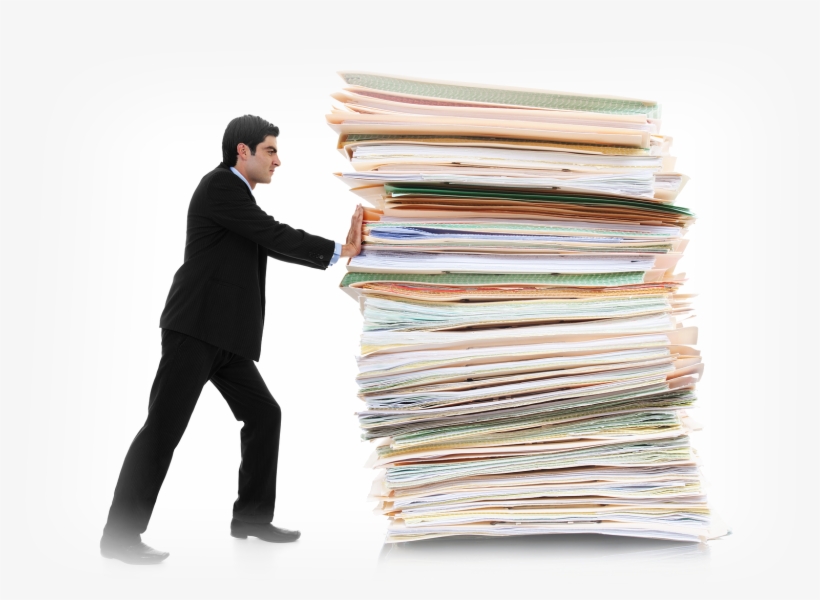 41% Of Hr Decision Makers Questioned Cited Over 10 - Documents Pile Up Png, transparent png #918886