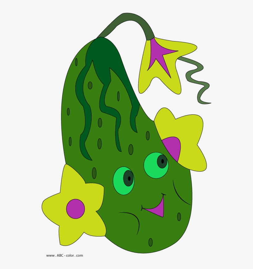 Cucumber Mask Raster Picture - Малюнок Огірка, transparent png #918971