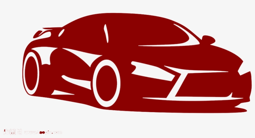 Sports Car Silhouette Png - Sports Car Silhouette, transparent png #919093