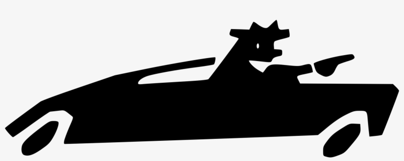 Car Silhouette Logo Animal Black M - Clip Art, transparent png #919201