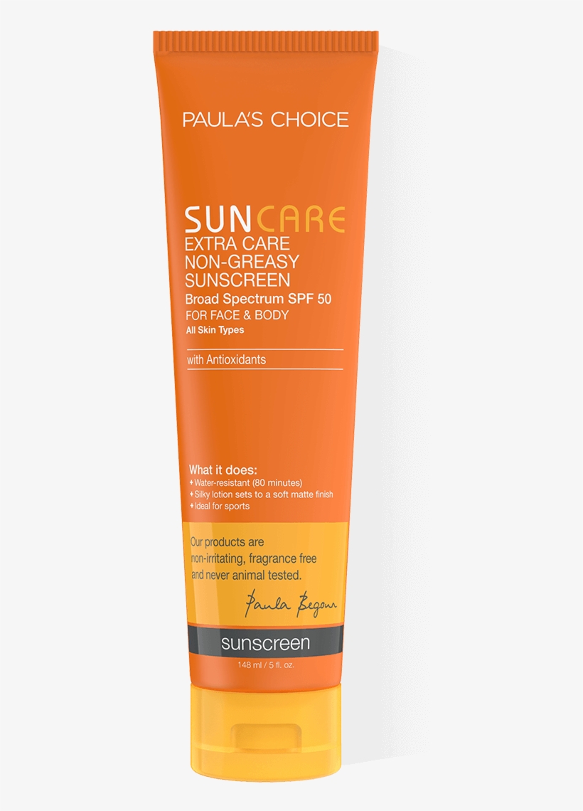 Sun Care Extra Care Non-greasy Sunscreen Broad Spectrum - Sunscreen, transparent png #919234