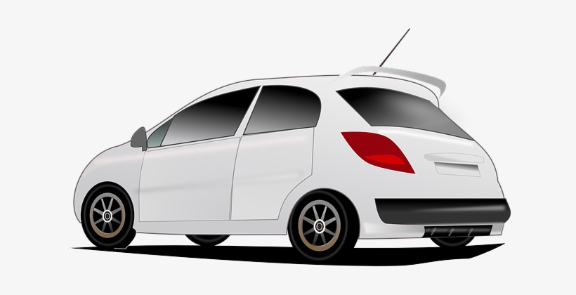 Passenger Car Automotive Car Driving Vehic - White Car Clipart, transparent png #919365