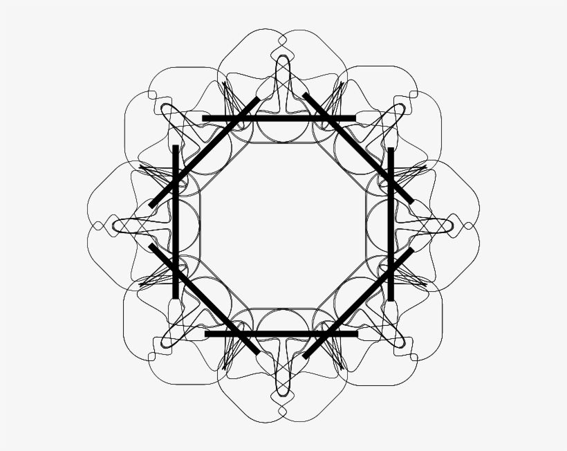 Geometric Motif 3 Outline Png Clip Arts, transparent png #919505