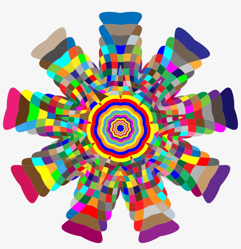 Big Image - Geometric Colorful Png, transparent png #919508